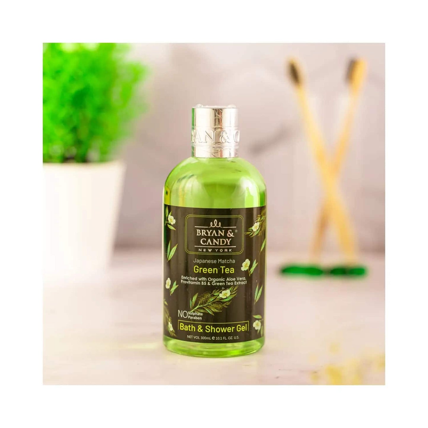 BRYAN & CANDY Green Tea Shower Gel (300ml)