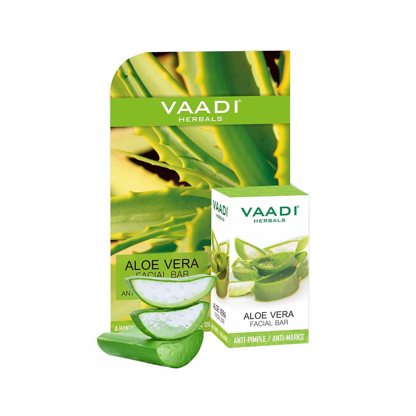 Vaadi Herbals Aloe Vera Facial Bar Soap (25g)