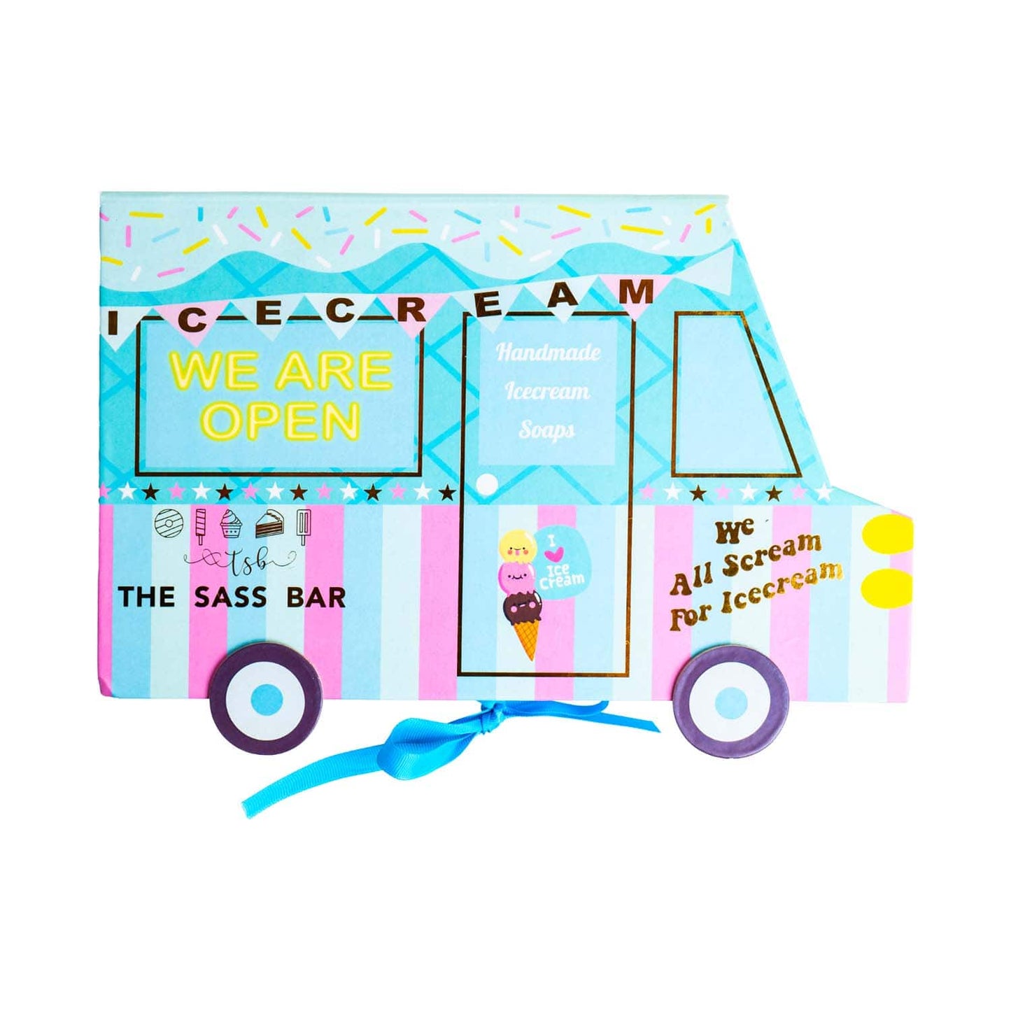 The Sass Bar Ice-Cream Truck Soap Gift Box (4 pcs)