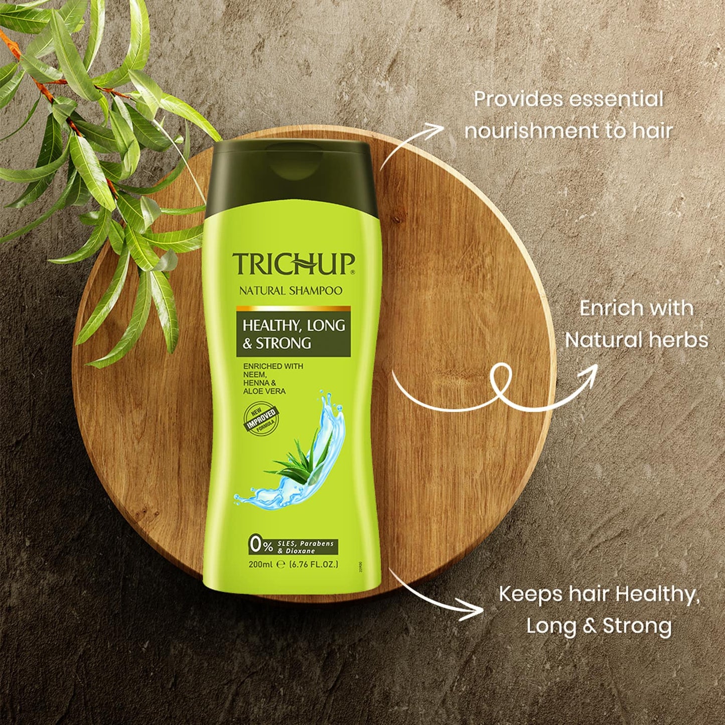 Trichup Healthy Long & Strong Natural Shampoo (200ml)