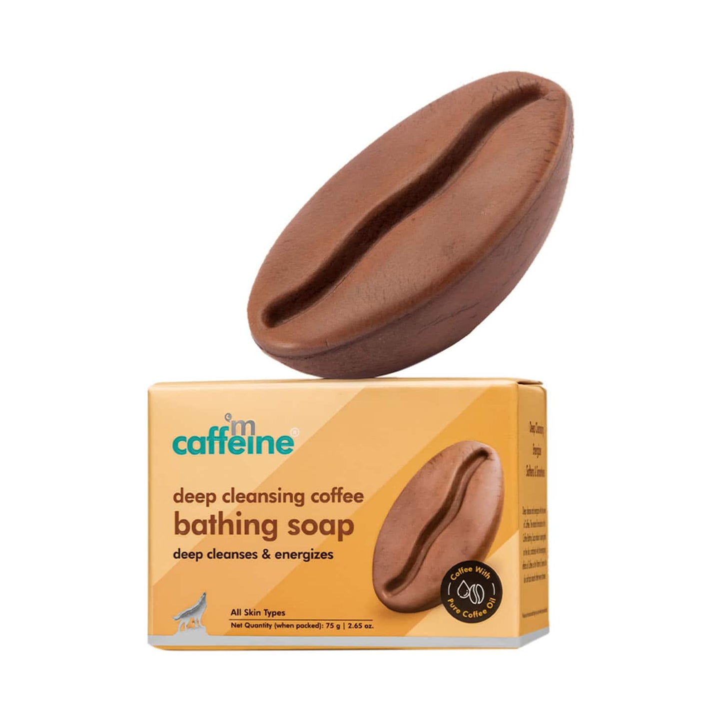 mCaffeine Deep Cleansing Coffee Bathing Soap - (2Pcs)