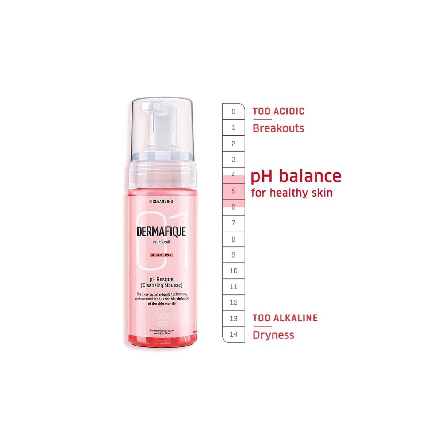 Dermafique Ph Restore Cleansing Mousse (150ml)