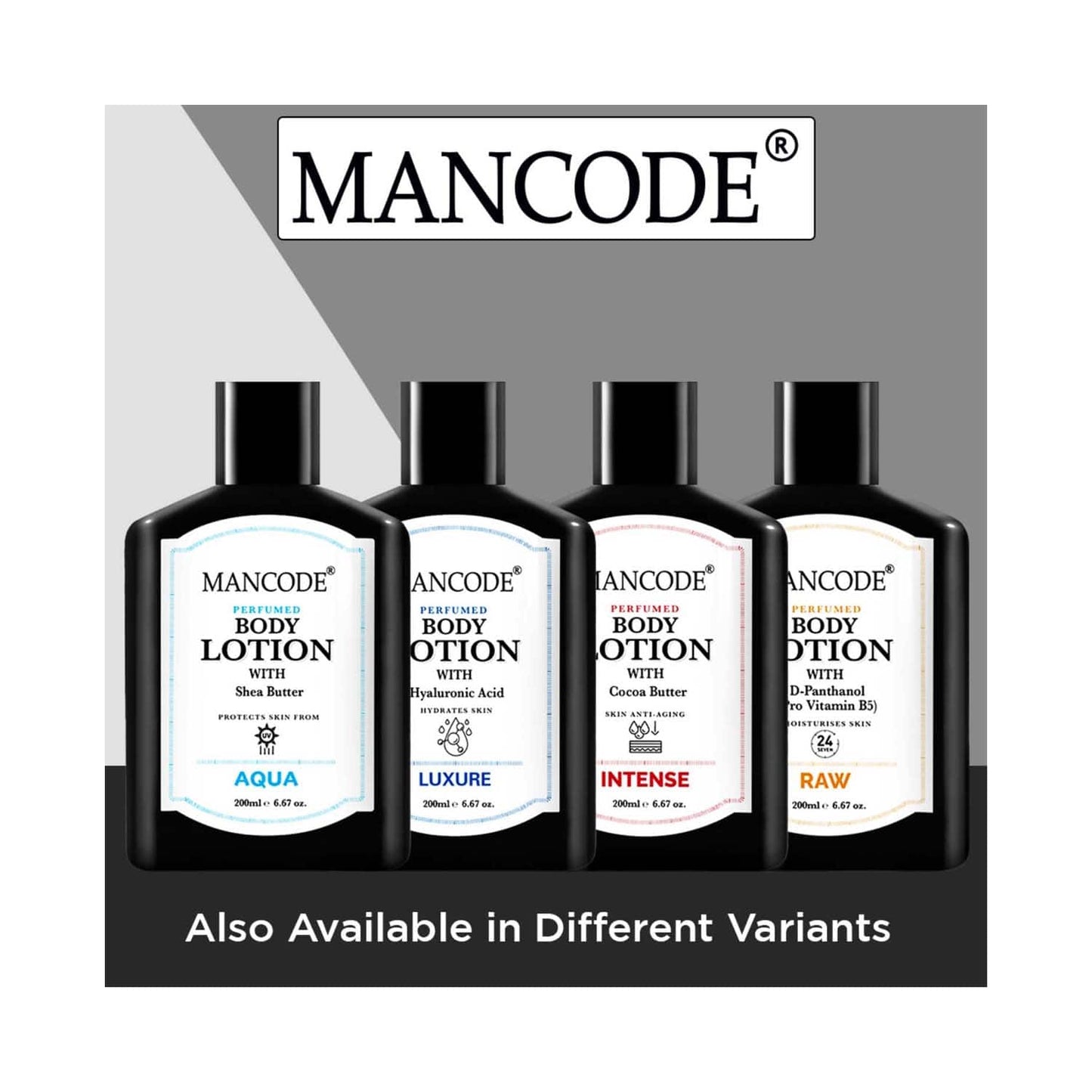 Mancode Aqua Perfume Body Lotion For Men (200 ml)