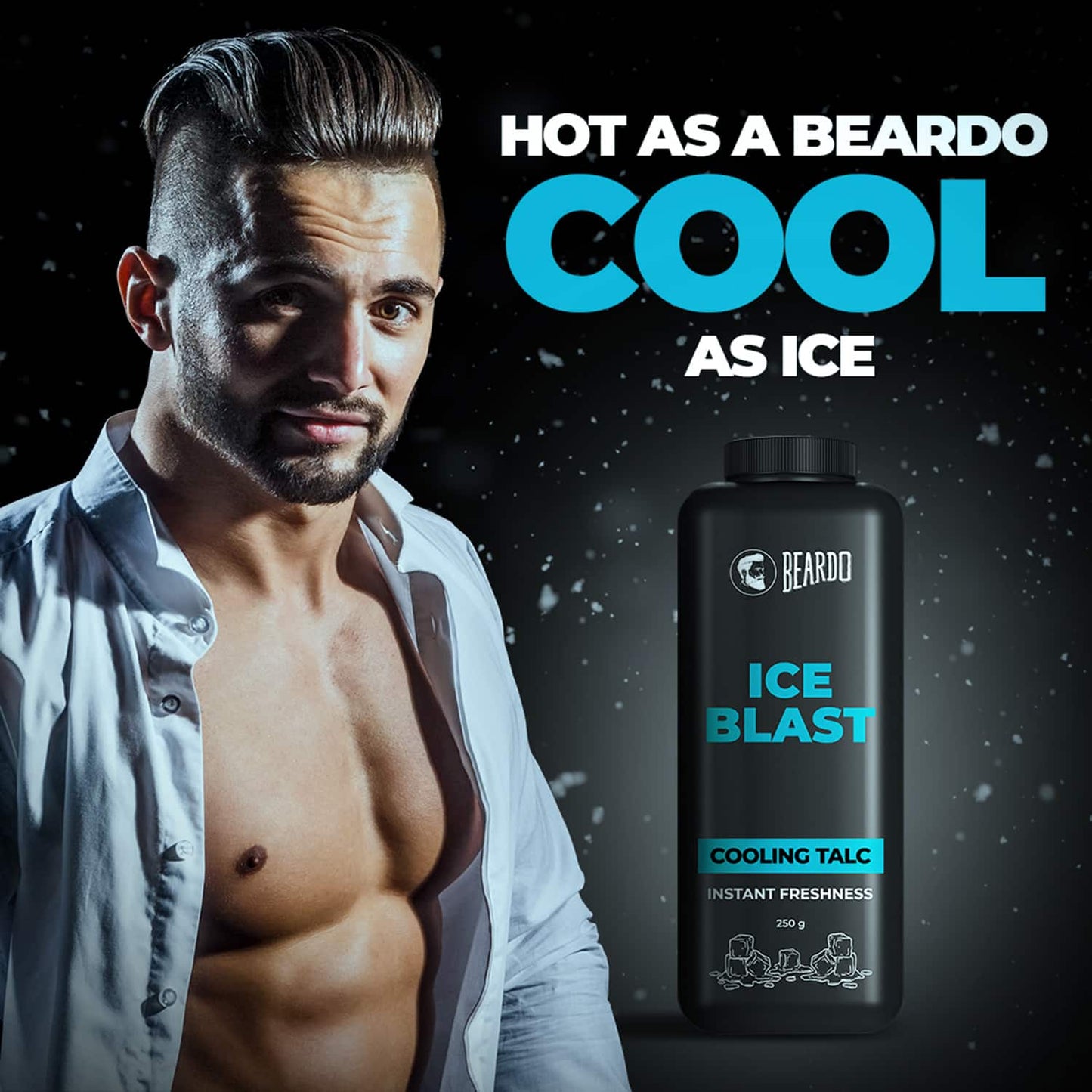 Beardo Ice Blast Cooling Talc Powder (250g)