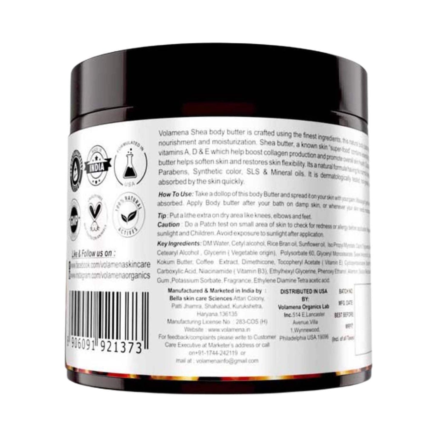 Volamena Shea Deep Nourishing Body Butter (100ml)