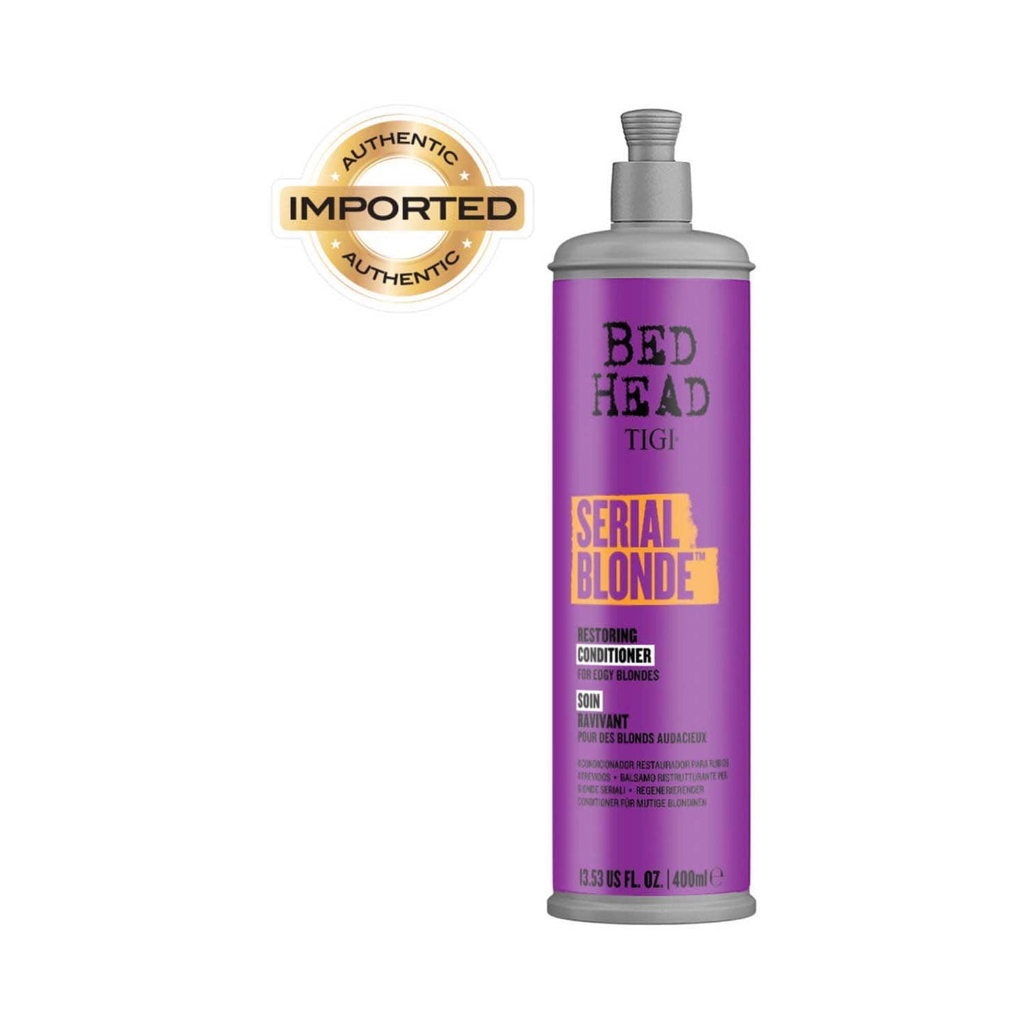 TIGI Bed Head Serial Blonde For Blonde Colored & Damaged Hair Restoring Conditioner (400ml)