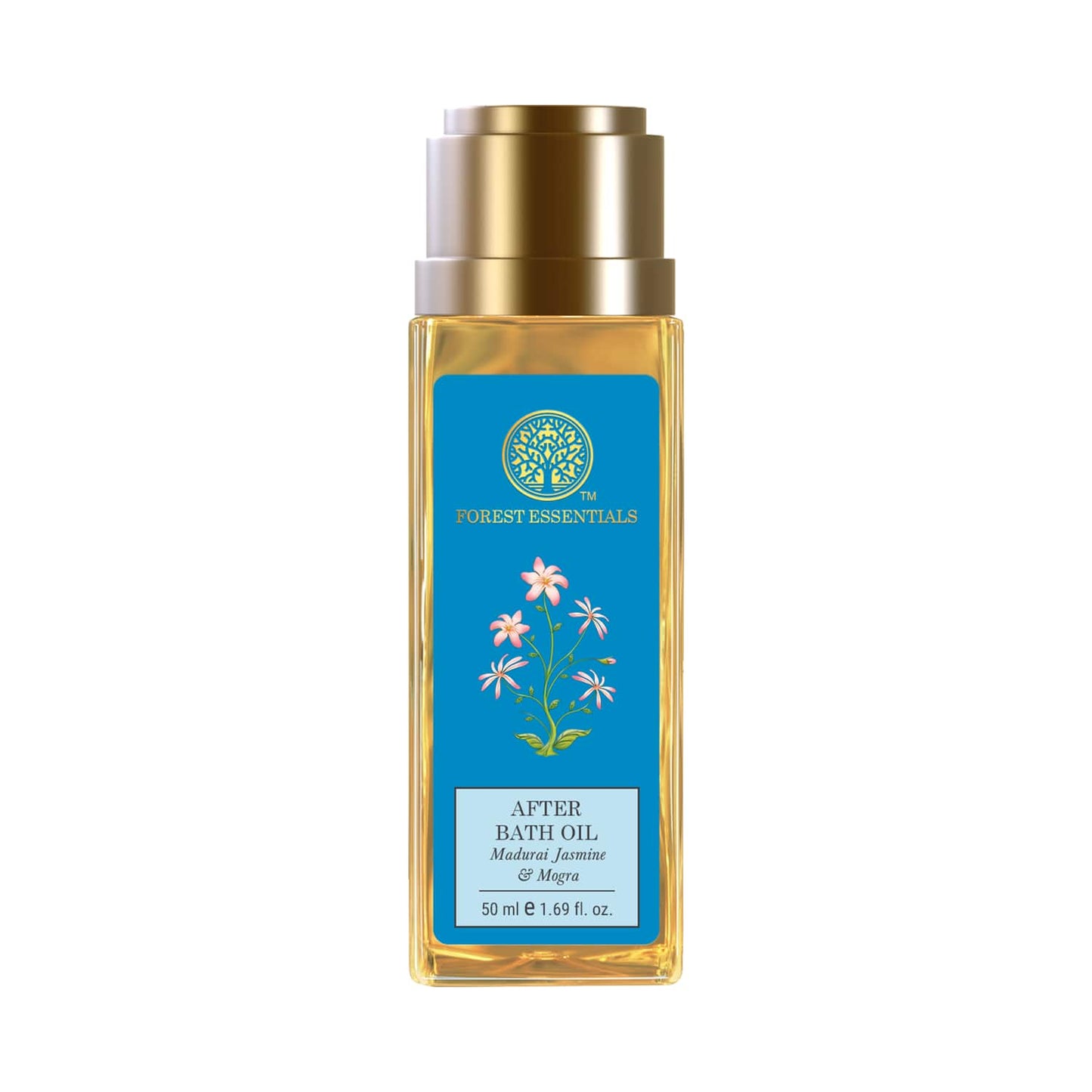 Forest Essentials Travel Size Madurai Jasmine & Mogra After Bath Oil (50ml)