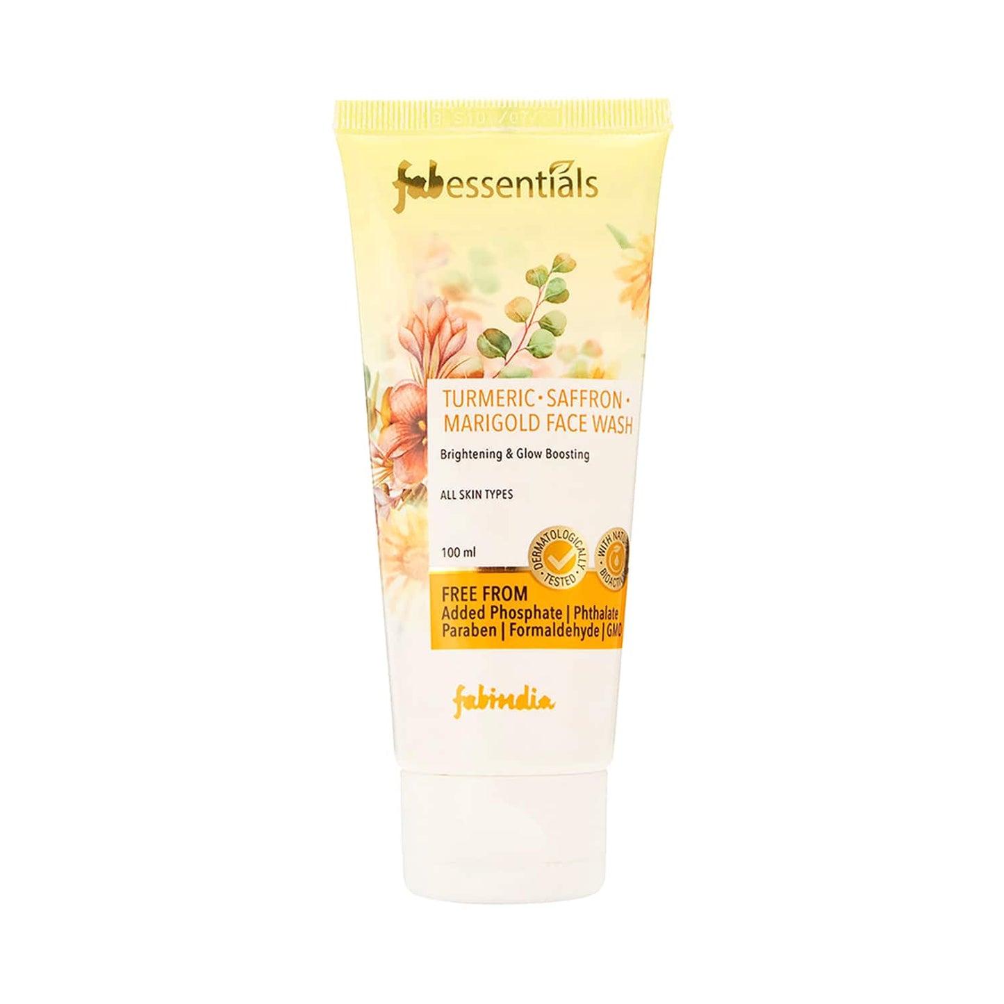 Fabessentials by Fabindia Turmeric Saffron And Marigold Facewash (100ml)