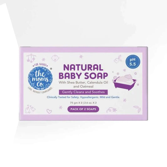 The Mom's Co. Natural Baby Soap - Pack of 2 (150g)