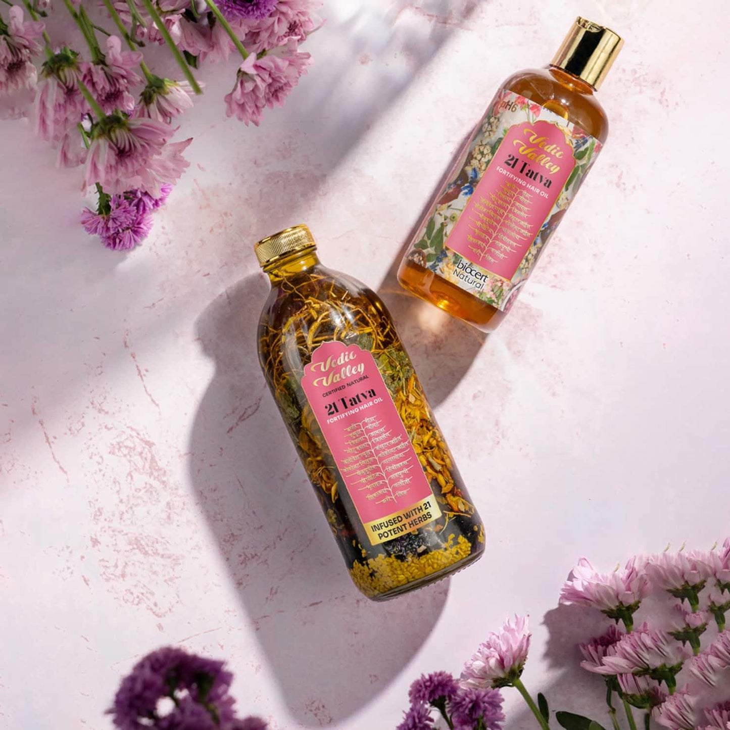 Vedic Valley 21 Tatva Hair Oil With Refill (800ml)