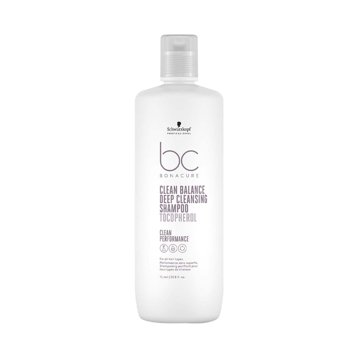 Schwarzkopf Professional Bonacure Clean Balance Deep Cleansing Shampoo With Tocopherol (1000ml)