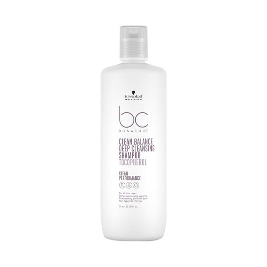 Schwarzkopf Professional Bonacure Clean Balance Deep Cleansing Shampoo With Tocopherol (1000ml)