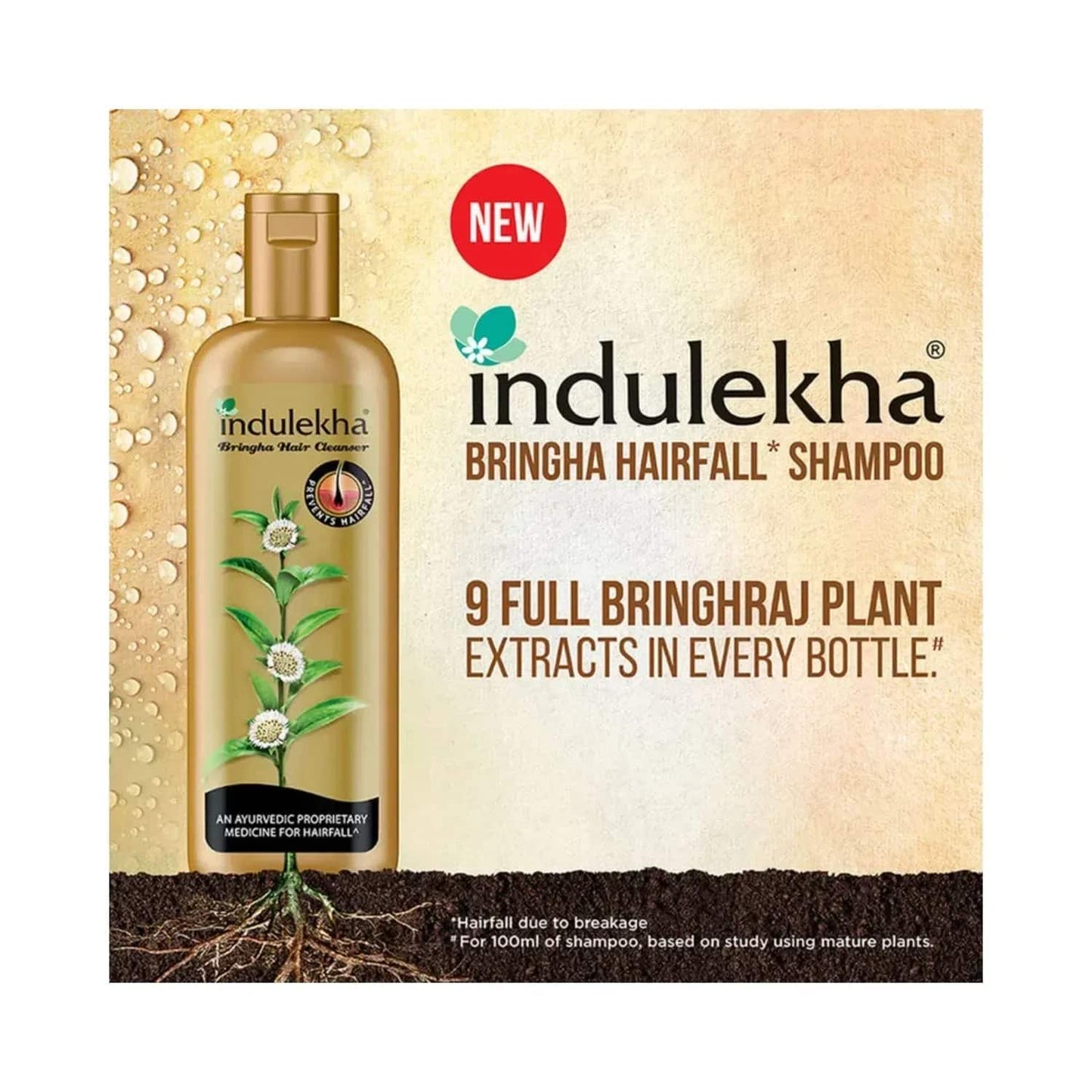 Indulekha Bringha Shampoo (340 ml)