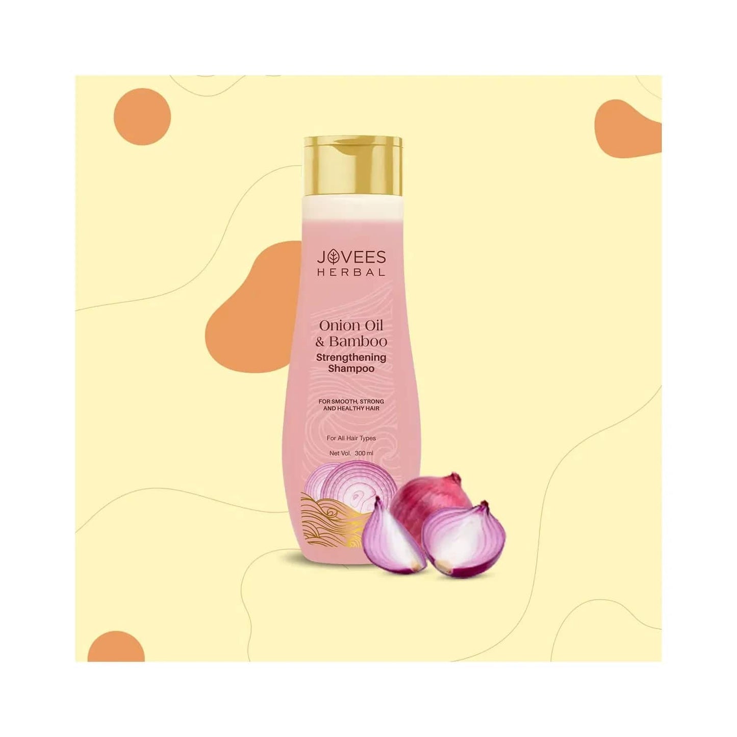 Jovees Red Onion Oil & Bamboo Strengthening Shampoo (300ml)