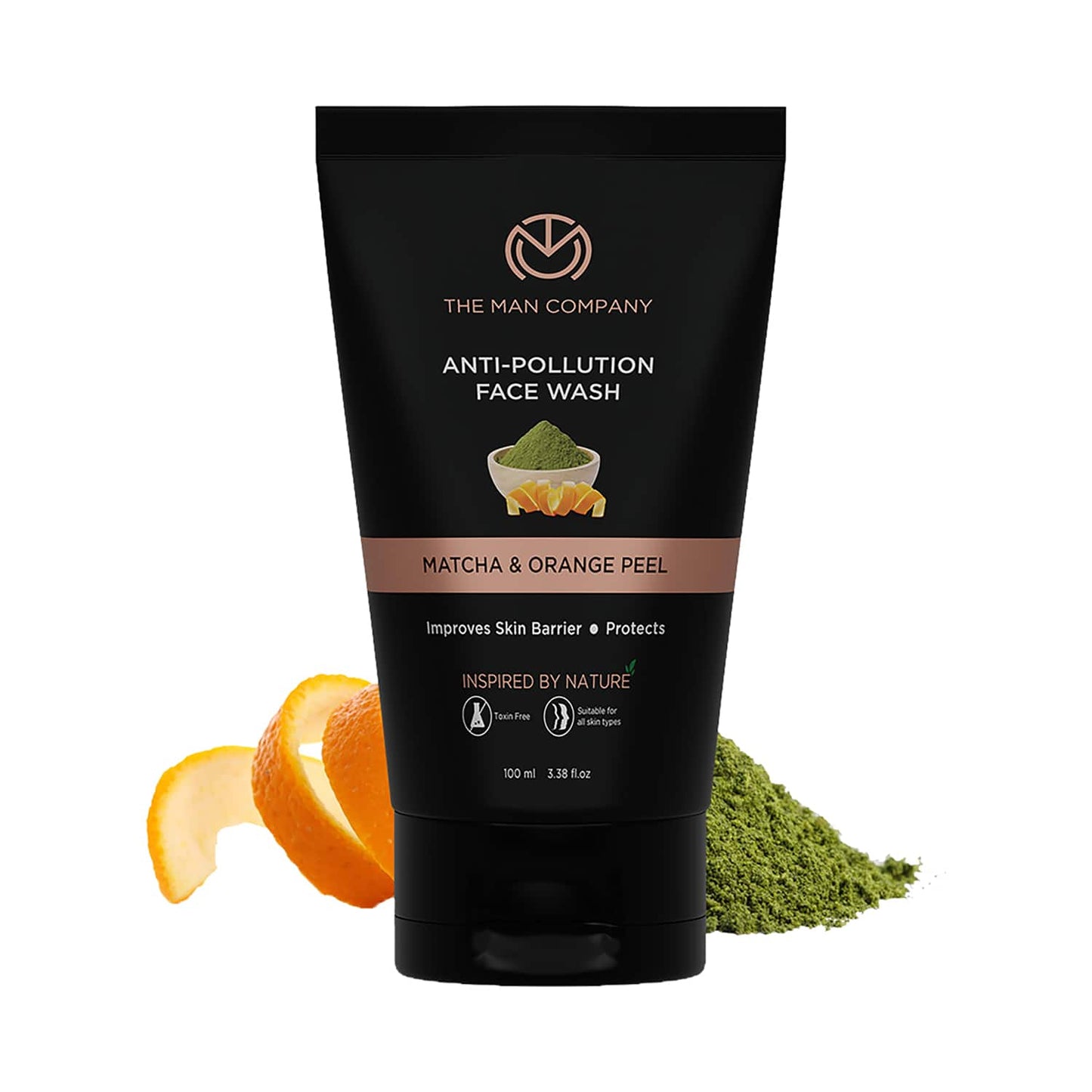 The Man Company Matcha & Orange Peel Anti Pollution Face Wash (100 ml)