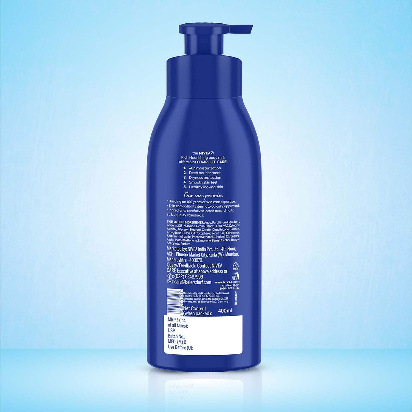 Nivea Body Milk Nourishing Body Lotion (400ml)