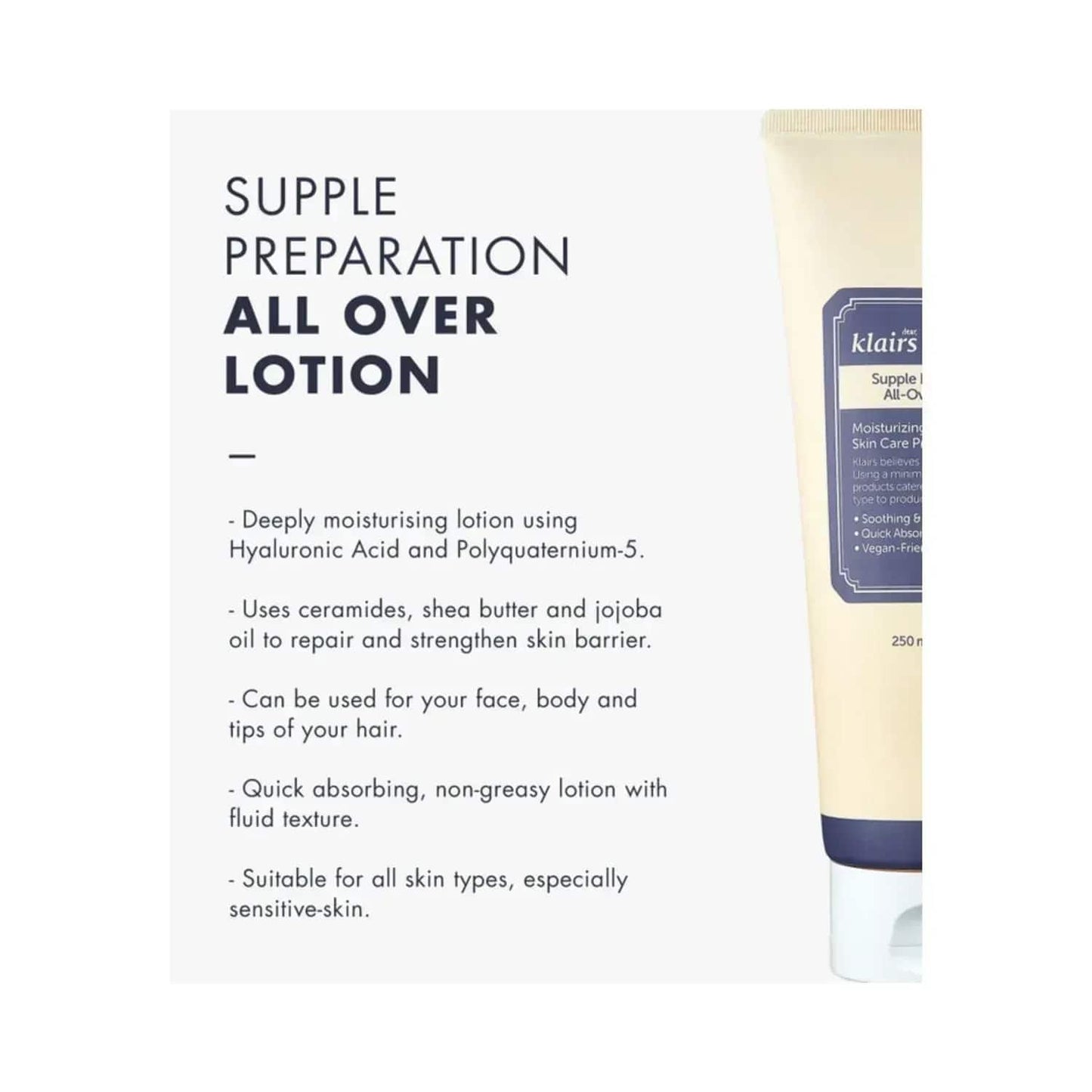 Klairs Supple Preparation All Over Lotion - (250ml)