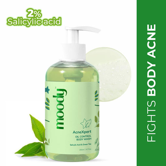 Moody Acnexpert with Salicylic Acid and Green Tea Body Wash (200 ml)