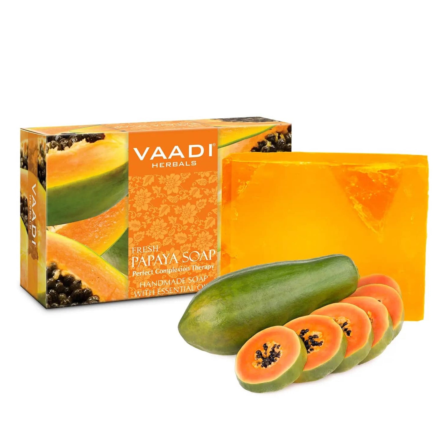 Vaadi Herbals Fresh Papaya Soap (75g)