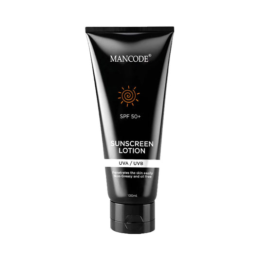 Mancode SPF 50+ Sunscreen Lotion (100 ml)