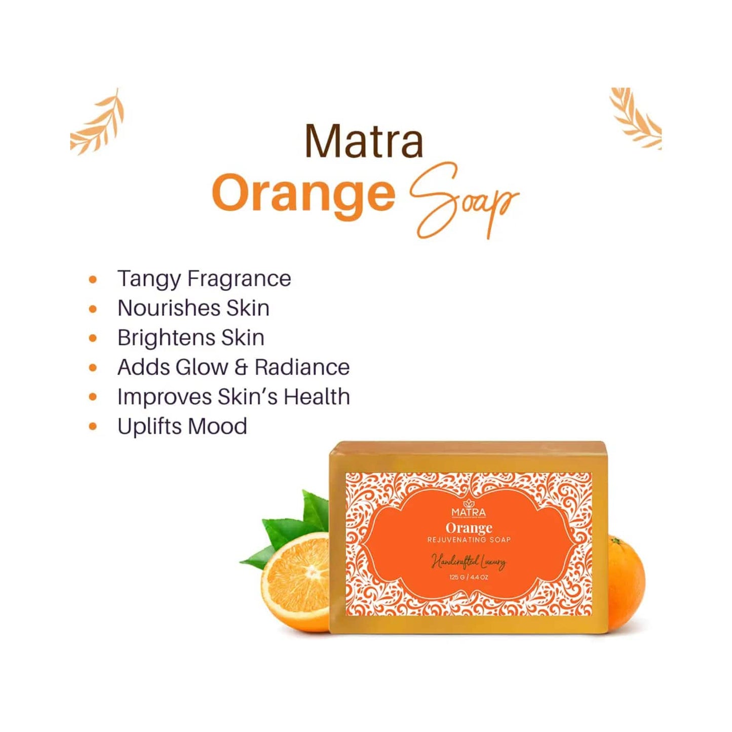 Matra Orange Handmade Soap with Bergamot (125g)