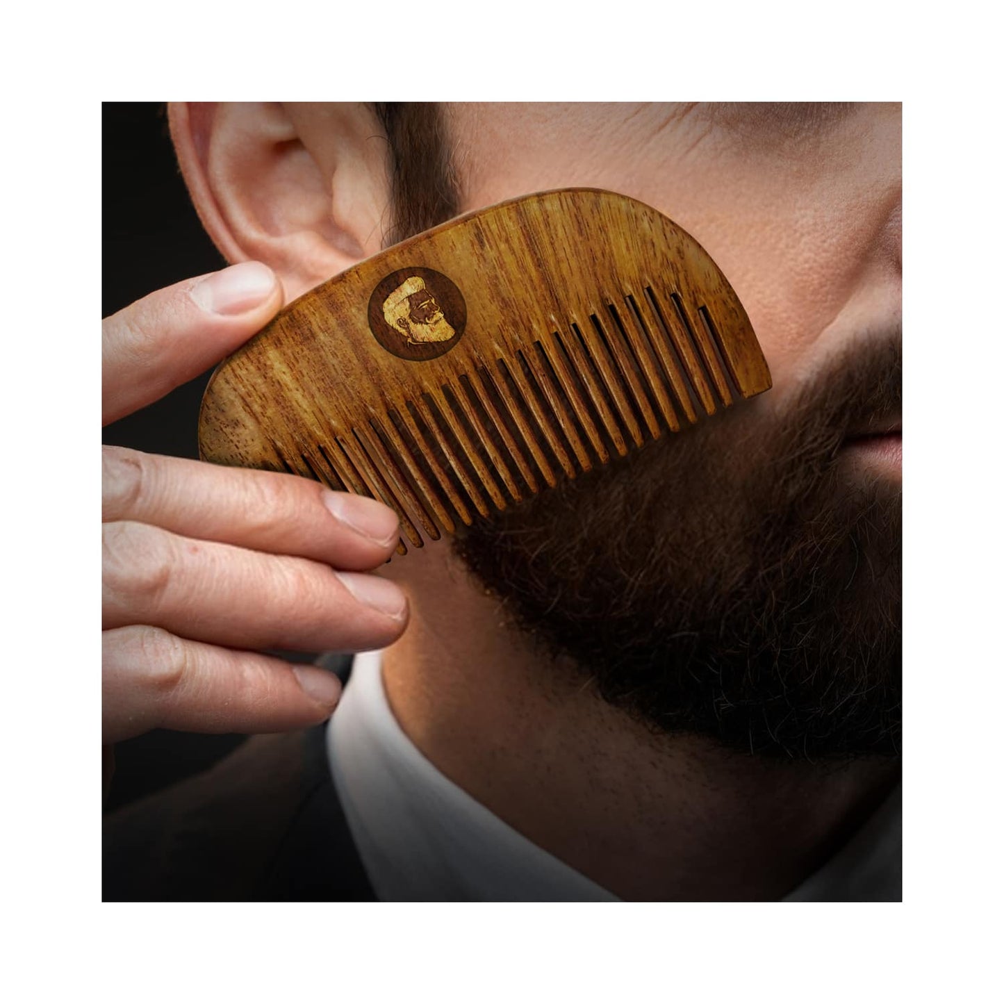 Beardo Compact Beard Wooden Comb