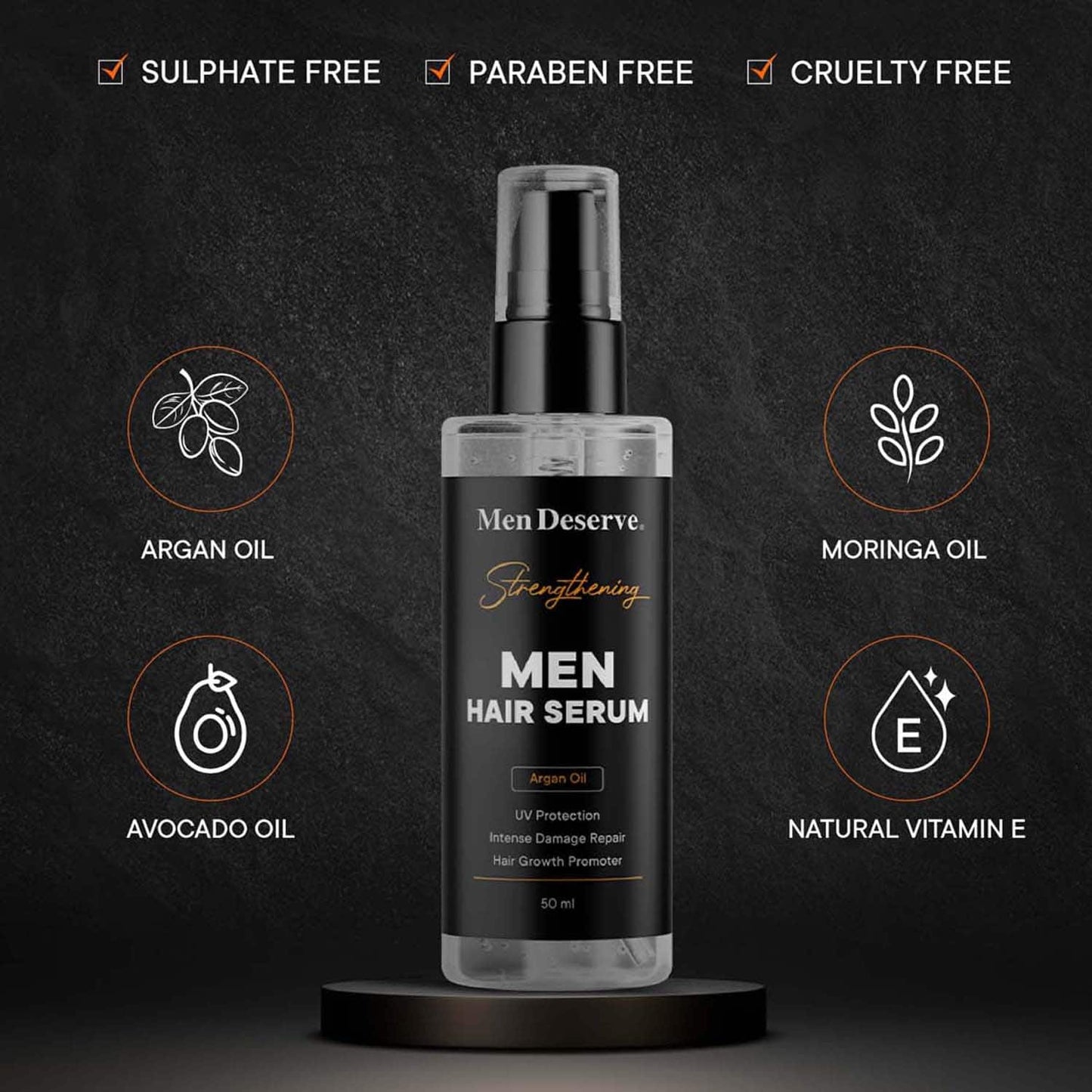 Men Deserve Daily Strengthening Hair Serum (50ml)