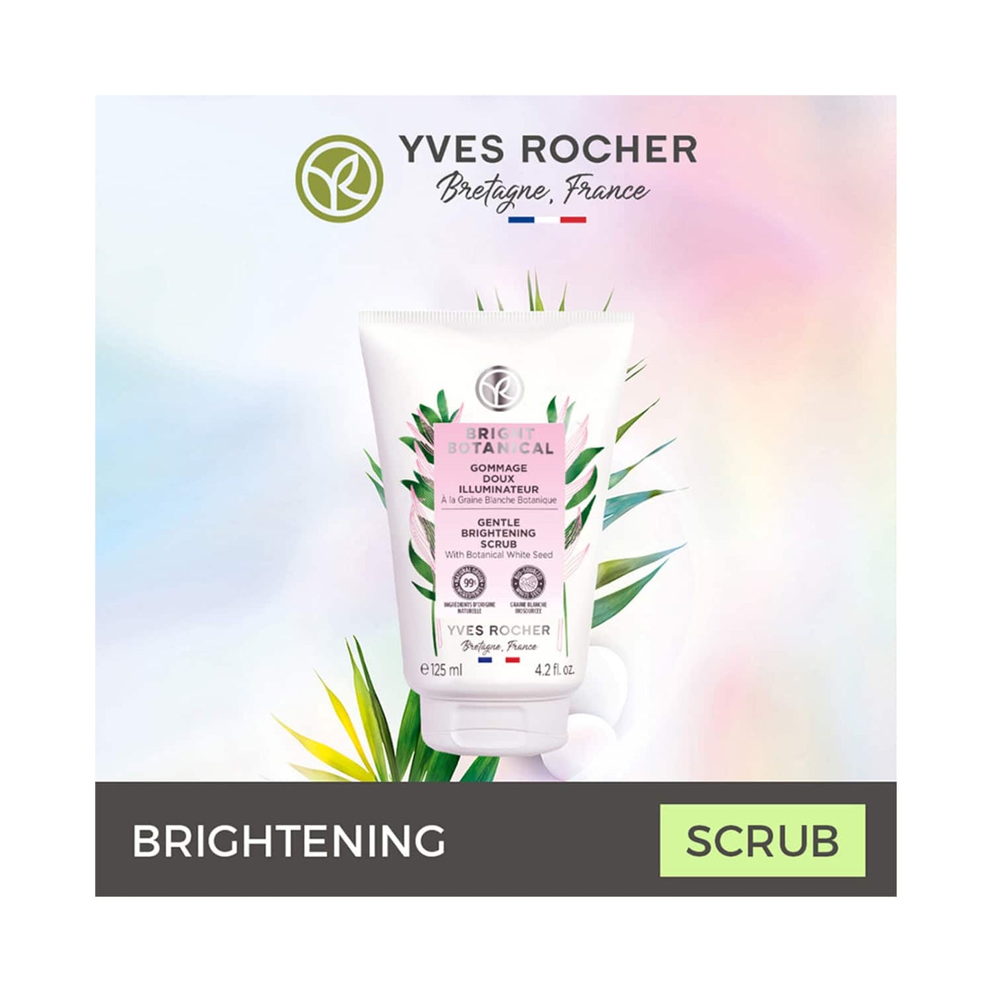 Yves Rocher Bright Botanical Gentle Brightening Scrub (125ml)