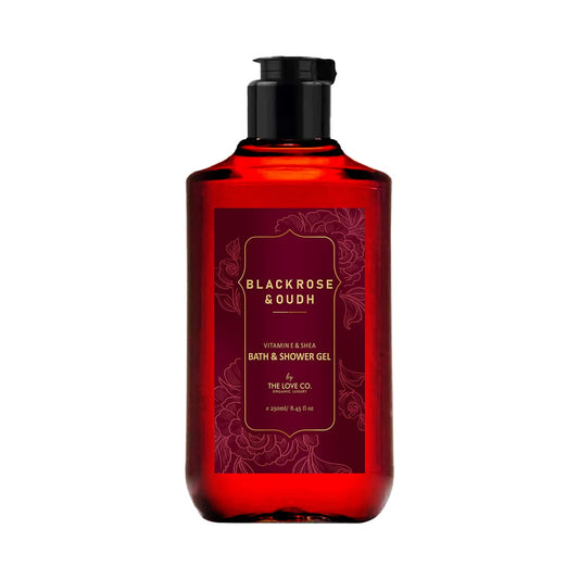 THE LOVE CO. Black Rose & Oud Bath & Shower Gel (250ml)