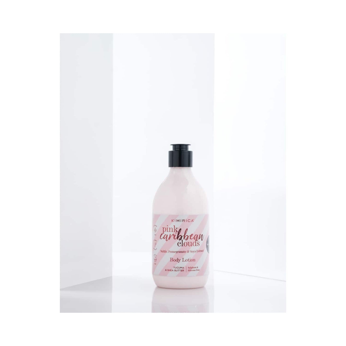 Kimirica Pink Caribbean Body Lotion with Pomegranate & Soya Extract Tucuma & Shea Butter (300 ml)