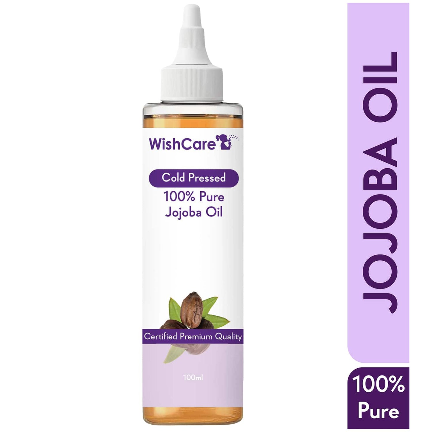 WishCare 100% Pure Cold Pressed Jojoba Oil (100ml)