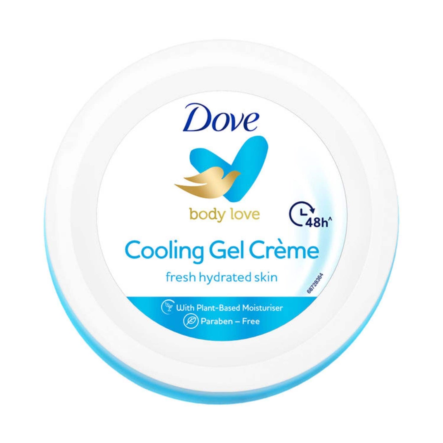 Dove 48 Hrs Nourishing Body Care Cooling Gel Creme - (145g)