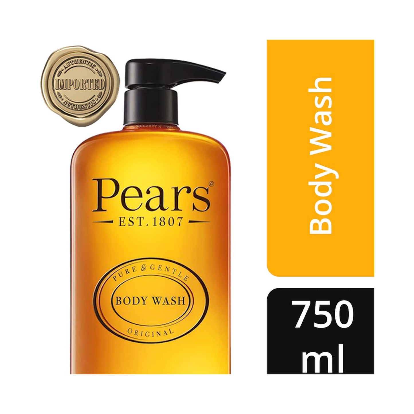 Pears Pure & Gentle Original Body Wash (750ml)