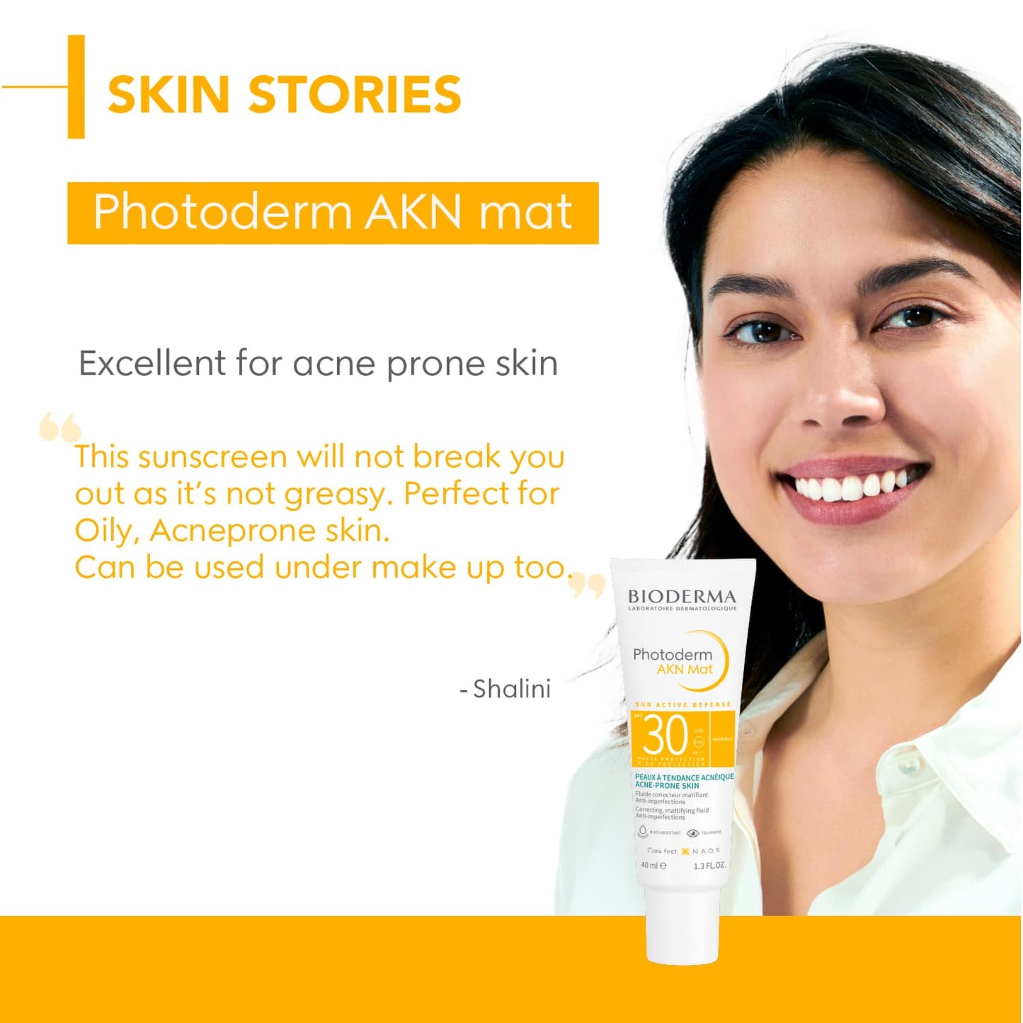 Bioderma Photoderm Akn Mat Sunscreen SPF 30 (40ml)