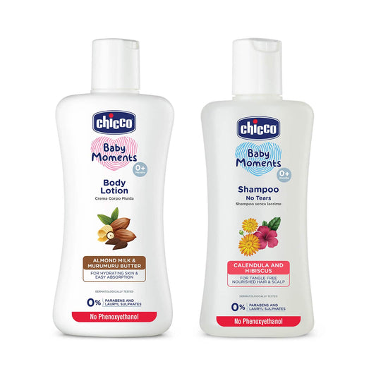 Chicco BM Shampoo (200 ml) + Chicco BM Body Lotion (200 ml) combo