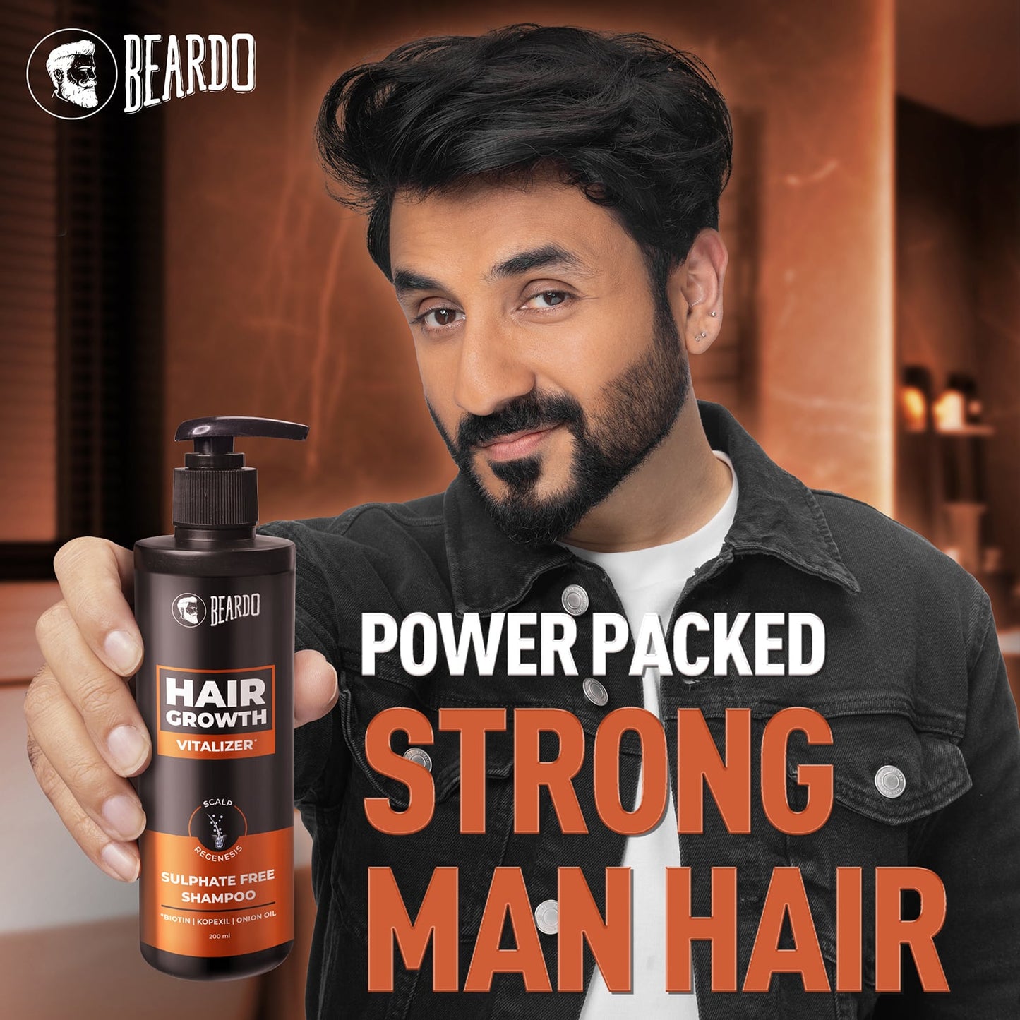 Beardo Hair Growth Vitalizer Shampoo (200ml)