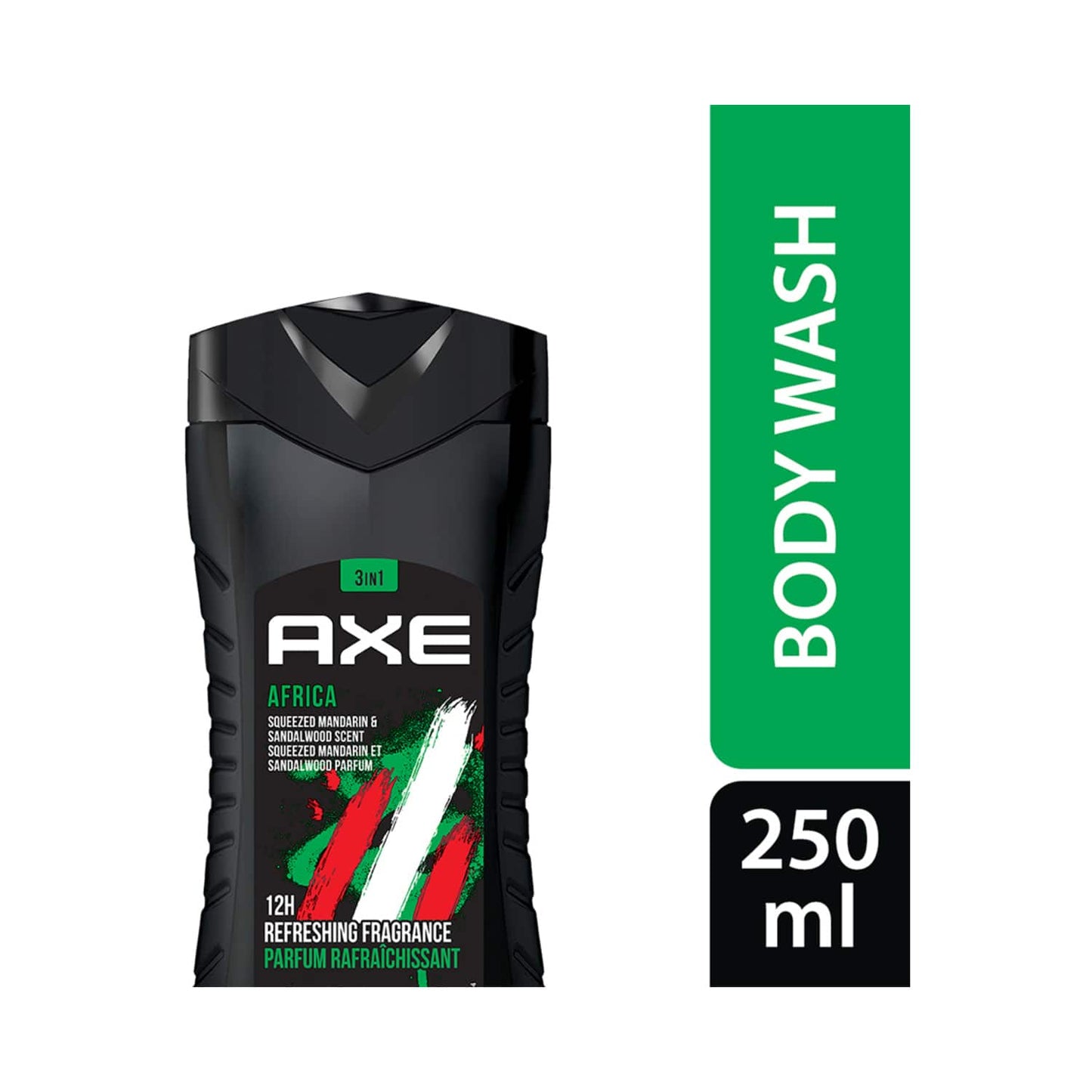 AXE 3-In-1 Africa Body Face & Hair Wash (250ml)