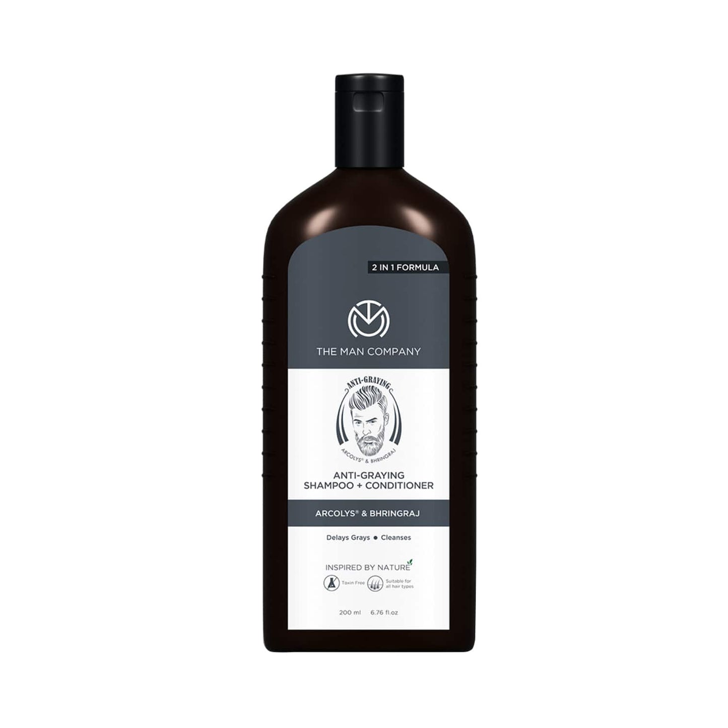 The Man Company Anti-Graying Shampoo + Conditioner (200ml)