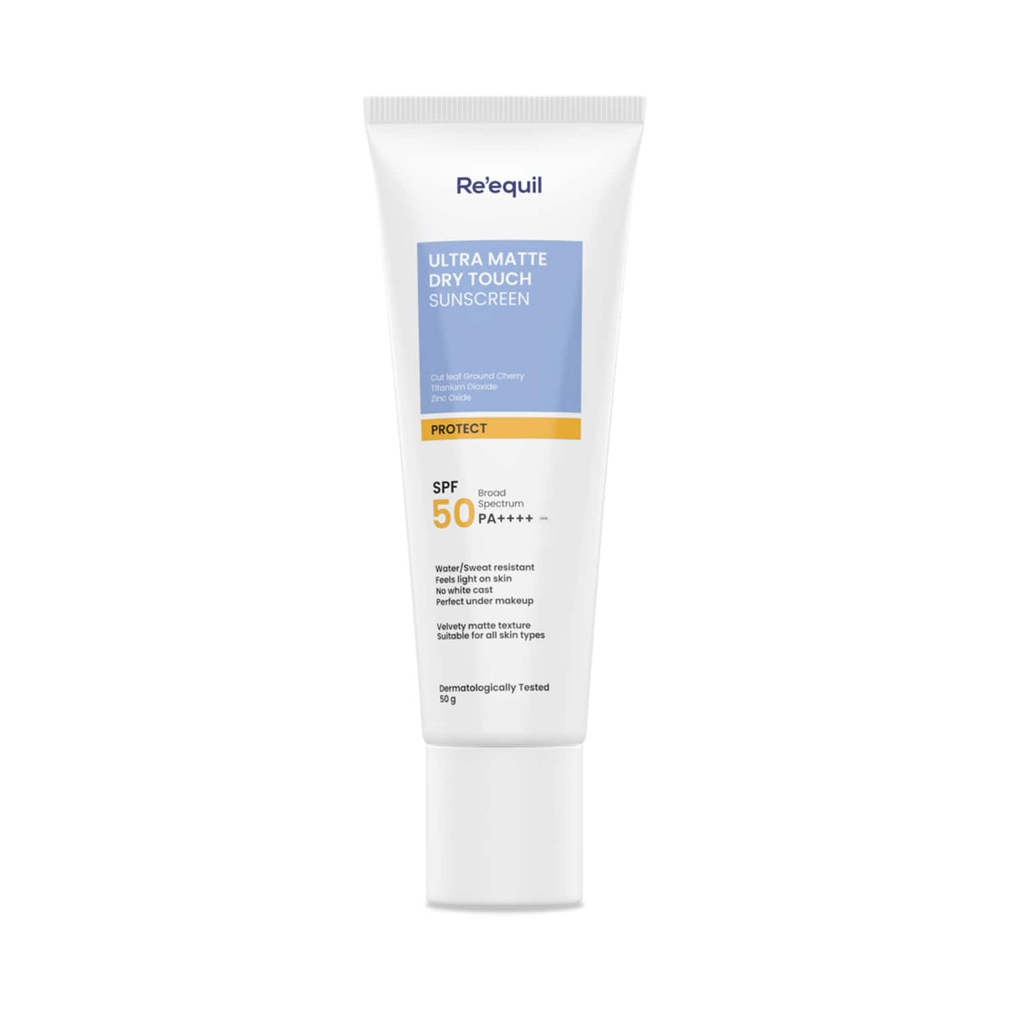 Re'equil Ultra Matte Dry Touch Sunscreen Gel SPF 50 (50g)