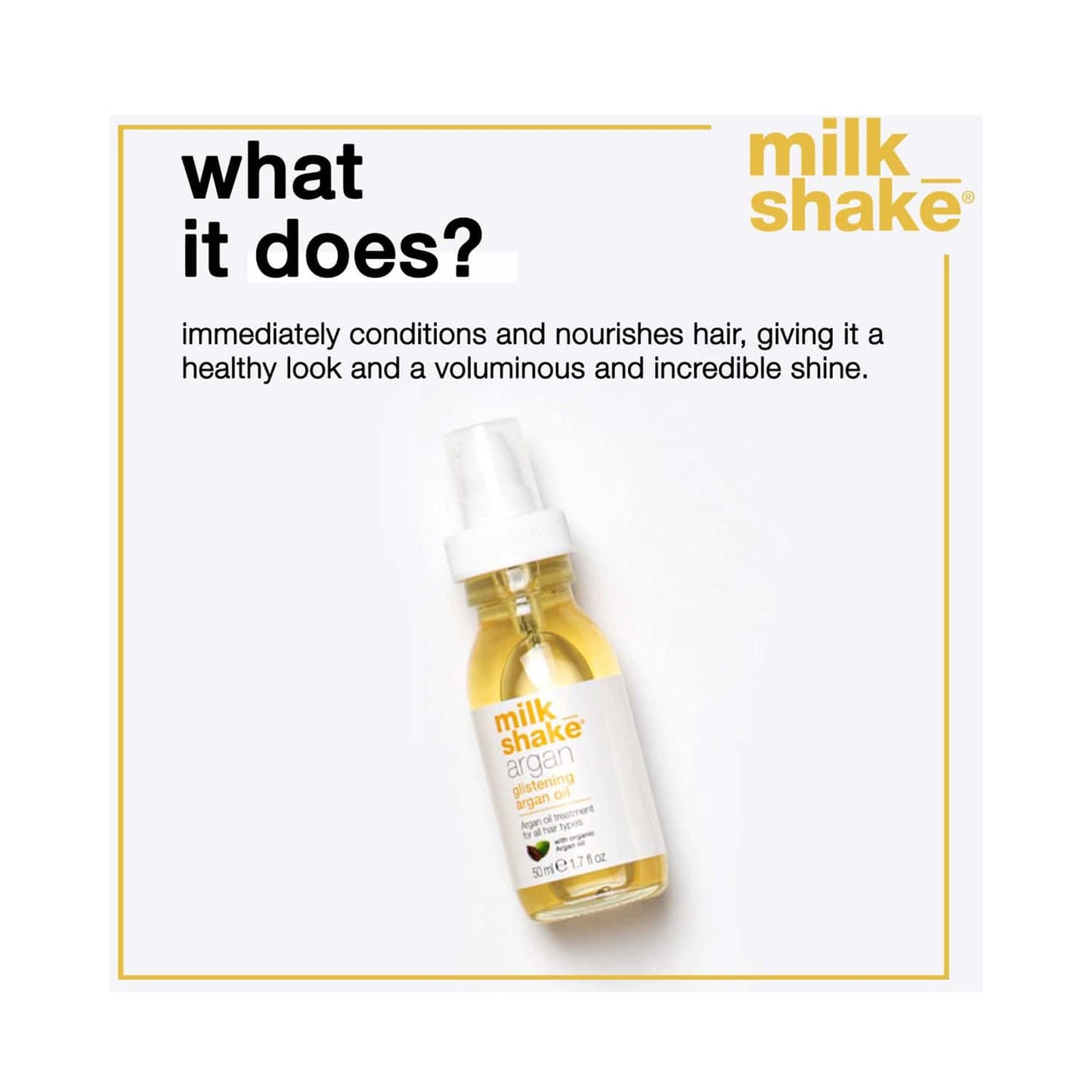 Milk Shake Glistening Argan Oil (50ml)