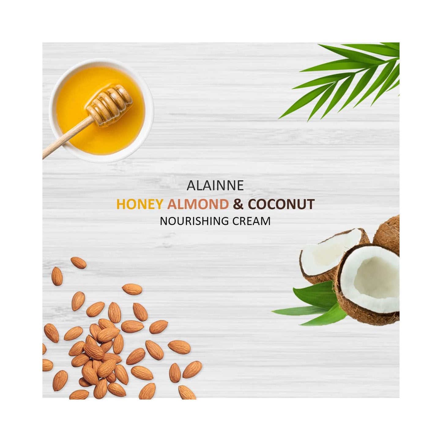 Alainne Honey Almond & Coconut Nourishing Body Creme - (200g)