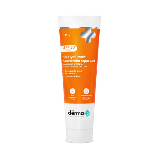 The Derma Co 1% Hyaluronic Sunscreen Aqua Gel (125 g)