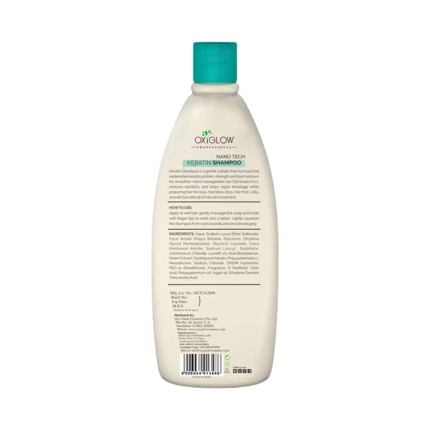 Oxyglow Keratin Shampoo (200ml)