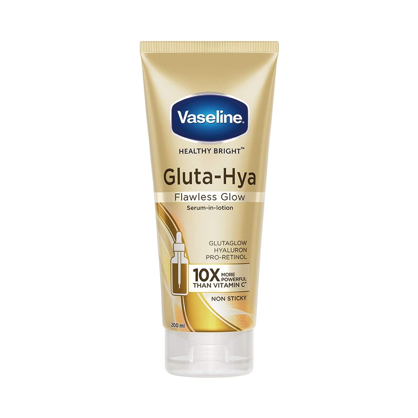 Vaseline Gluta-Hya Flawless Glow Serum-In-Lotion - Pack of 2 Combo