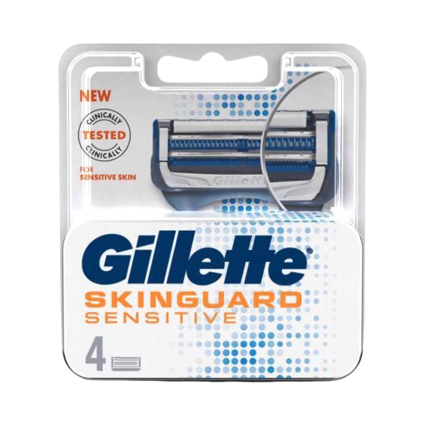 Gillette Skinguard Manual Shaving Razor Blades (4Pcs)