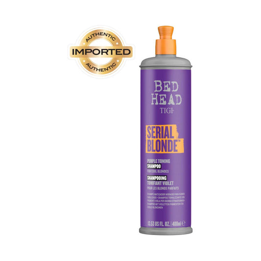 TIGI Bed Head Serial Blonde Purple For Cool Blonde Colored Hair Toning Shampoo (400ml)