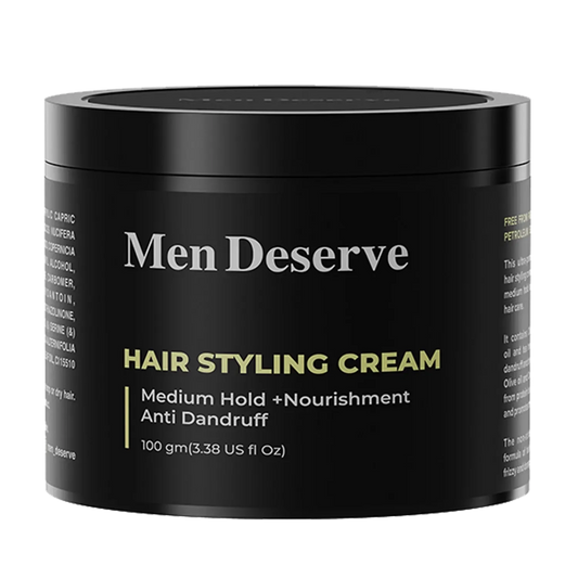 Men Deserve Medium Hold Hair Styling Cream (100g)