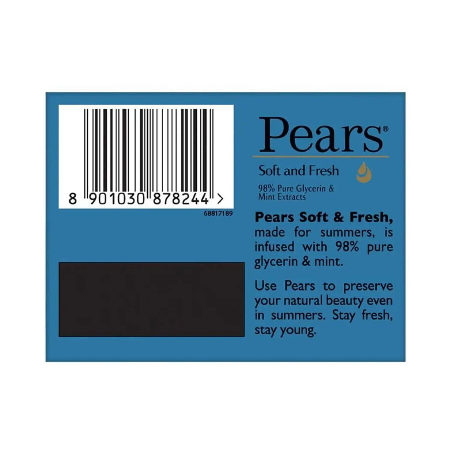 Pears Soft & Fresh Bathing Bar Soap (4Pcs)