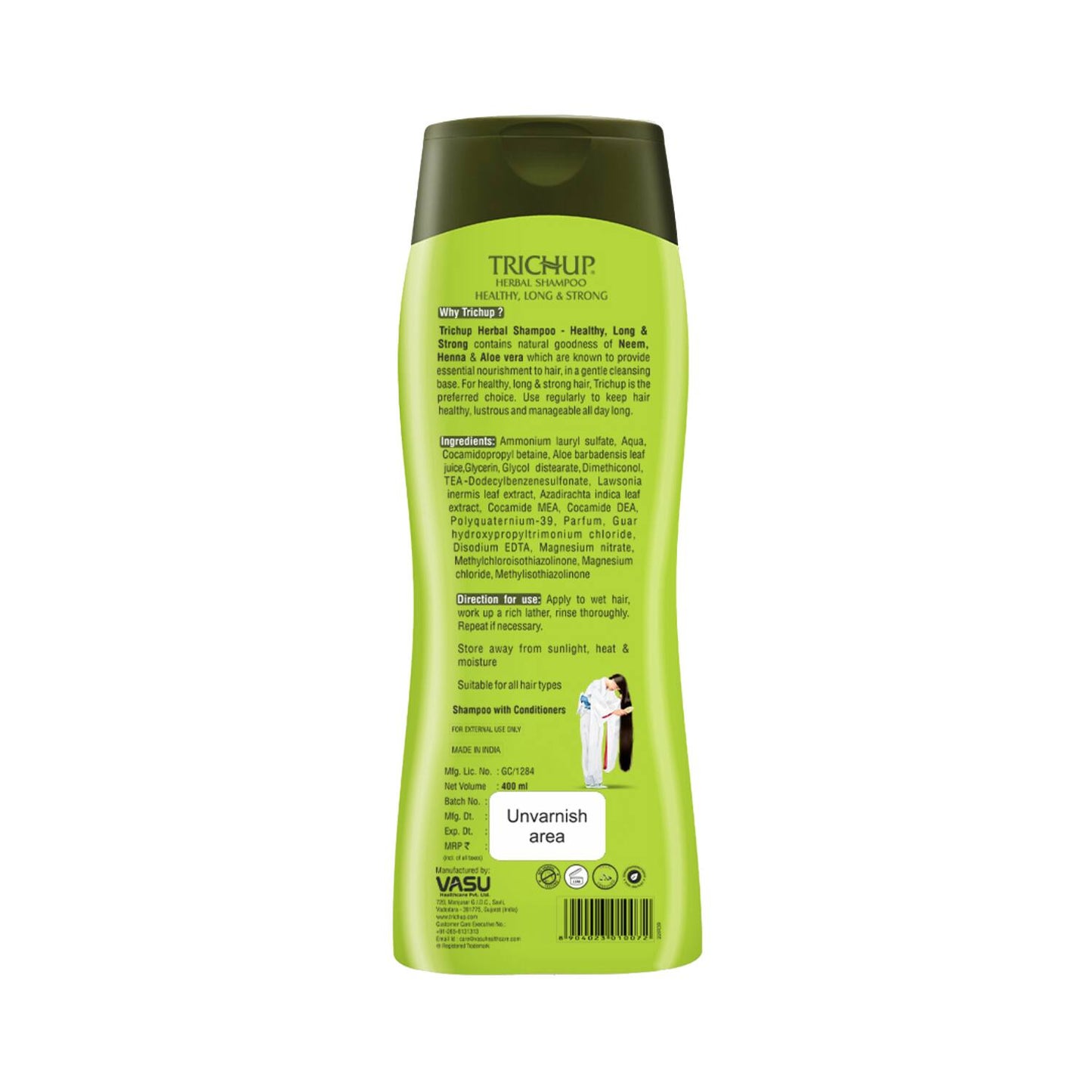 Trichup Healthy Long & Strong Natural Shampoo (400ml)