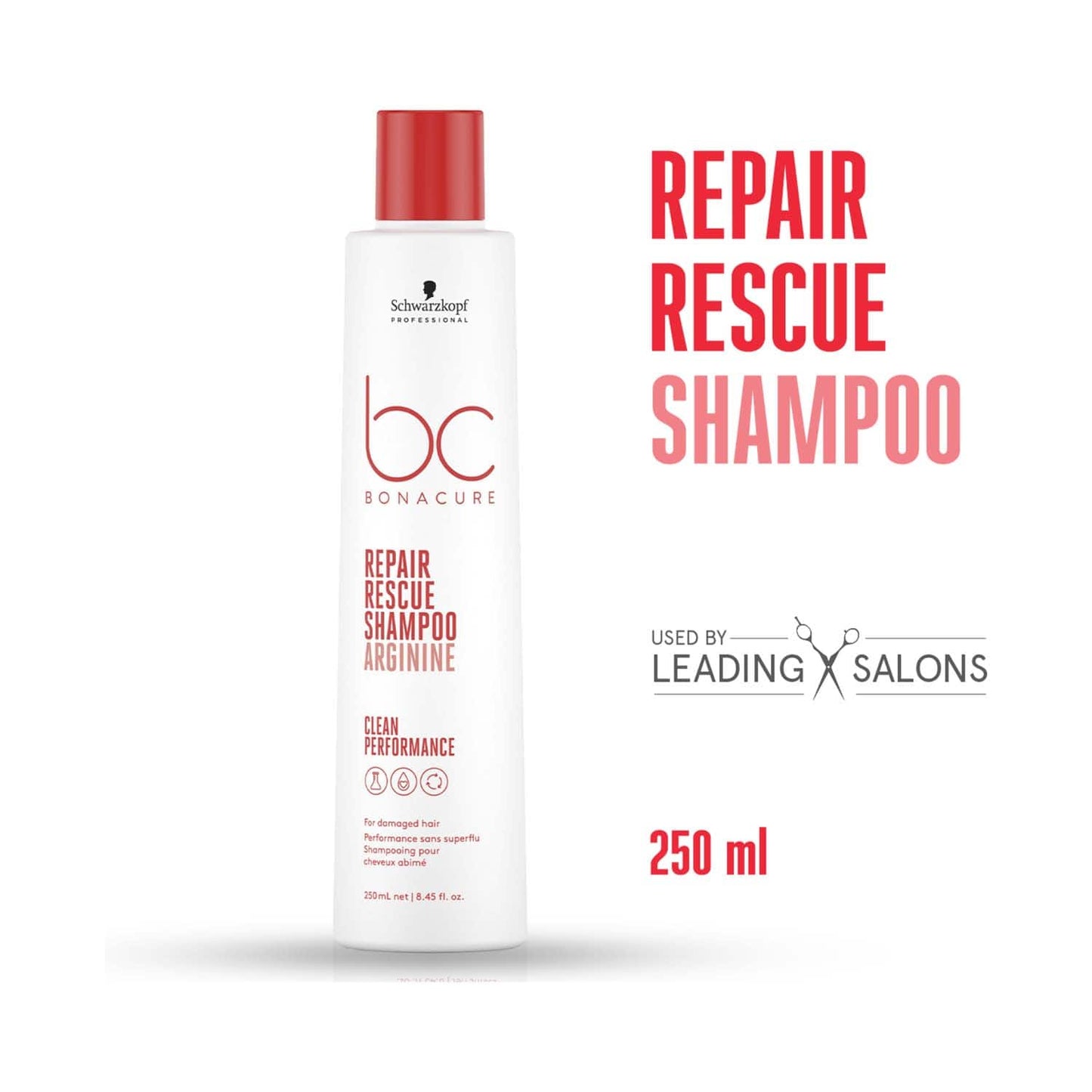 Schwarzkopf Professional Bonacure Repair Rescue Shampoo With Arginine (250ml)